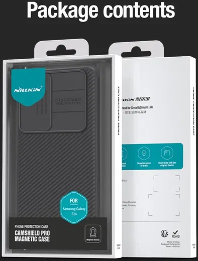 Nillkin CamShield MagSafe Samsung S24 Hoesje Camera Slider Zwart afbeelding 16