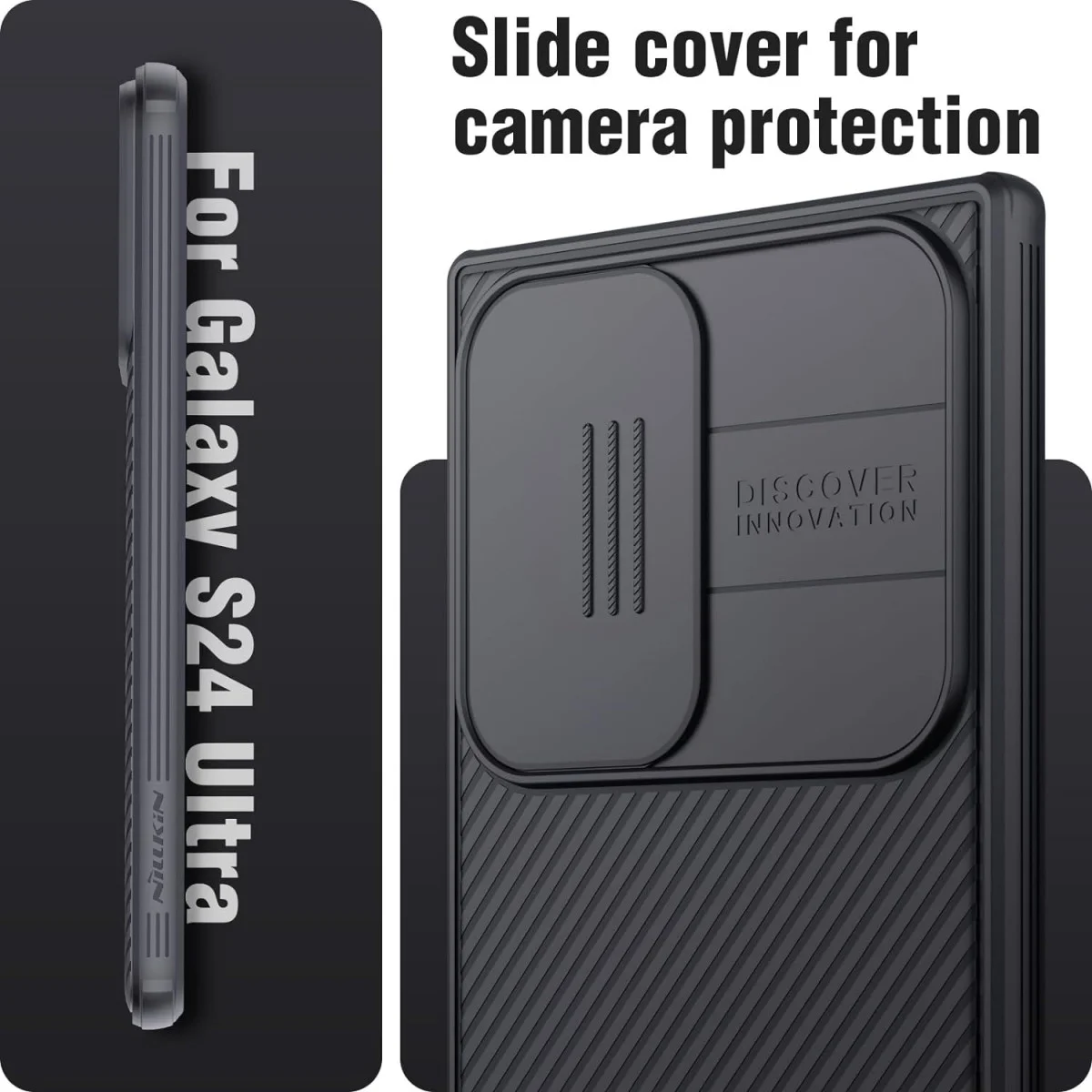 Nillkin CamShield MagSafe Samsung S24 Ultra Hoesje Camera Slider Zwart afbeelding 8