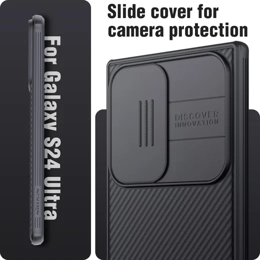 Nillkin CamShield MagSafe Samsung S24 Ultra Hoesje Camera Slider Zwart afbeelding 8