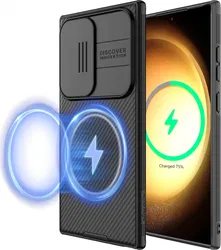 Nillkin CamShield MagSafe Samsung S24 Ultra Hoesje Camera Slider Zwart afbeelding