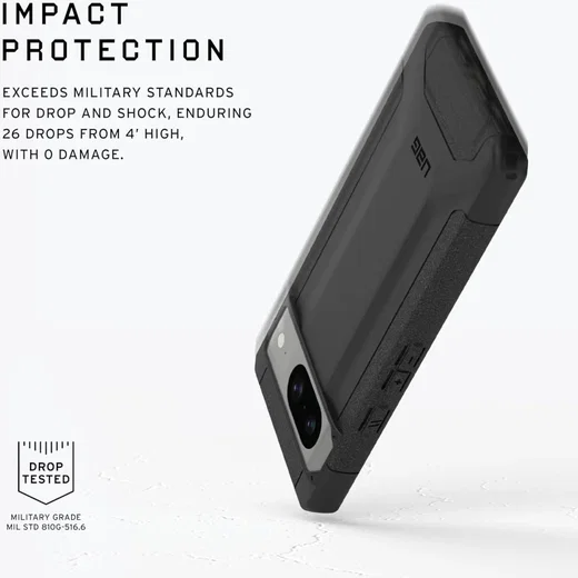 Urban Armor Gear Scout Google Pixel 8 Hoesje Back Cover Zwart afbeelding 4