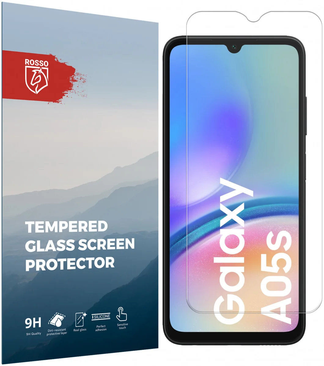 Rosso Samsung Galaxy A05s 9H Tempered Glass Screen Protector afbeelding 1