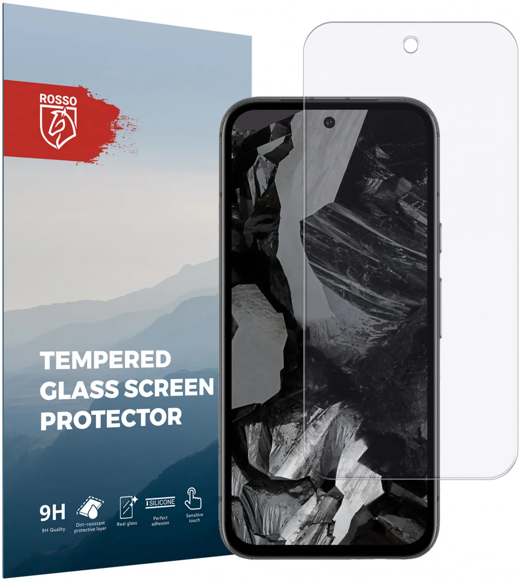 Rosso Google Pixel 8a 9H Tempered Glass Screen Protector afbeelding 1