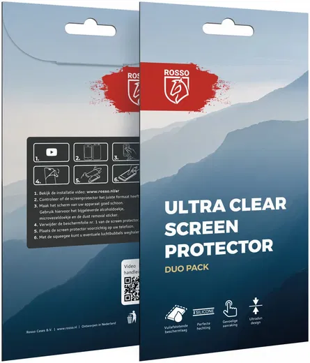 Rosso Samsung Galaxy A15 5G Screen Protector Ultra Clear Duo Pack afbeelding 6