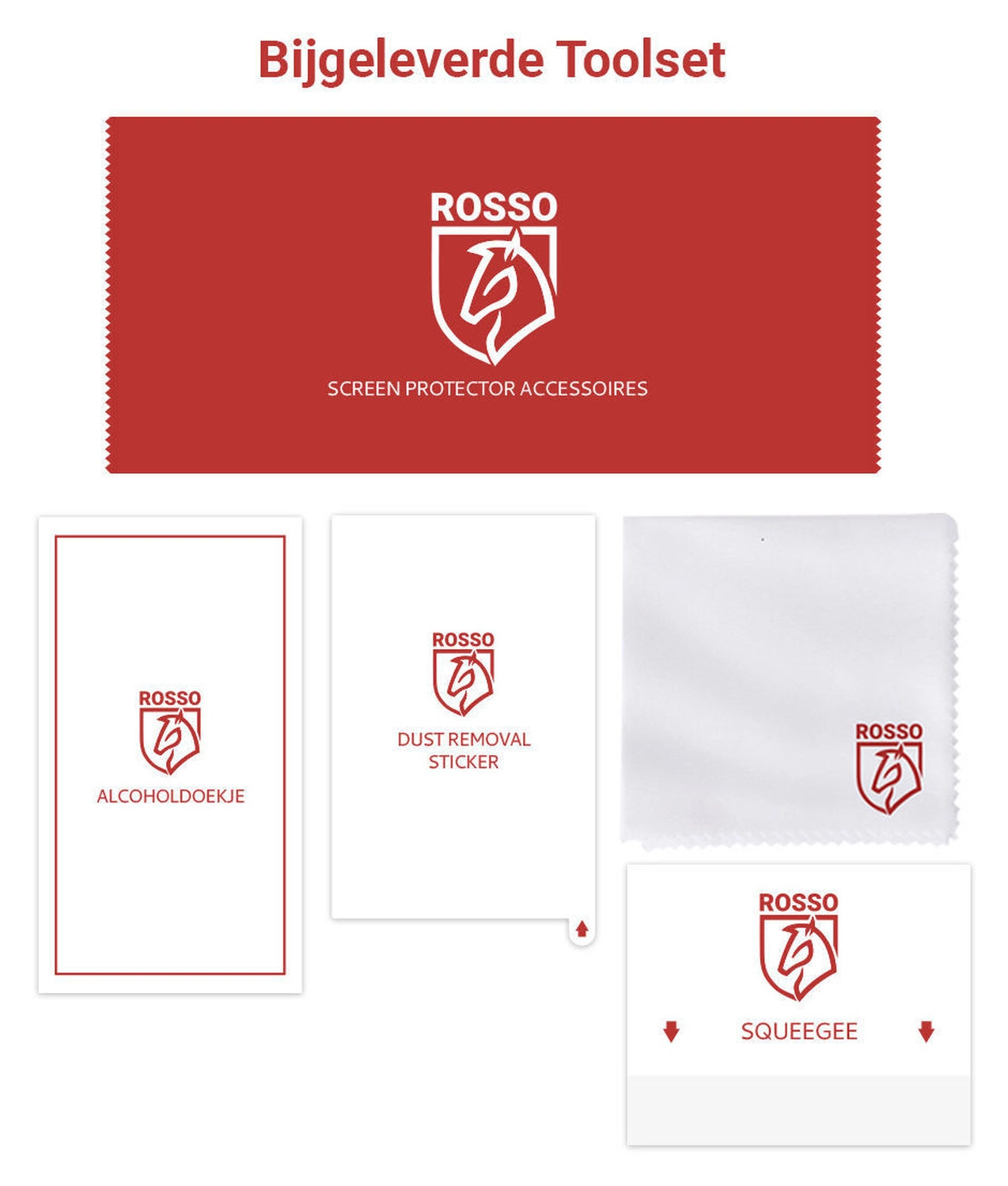 Rosso Samsung Galaxy S24 Screen Protector Clear Duo Pack afbeelding 5