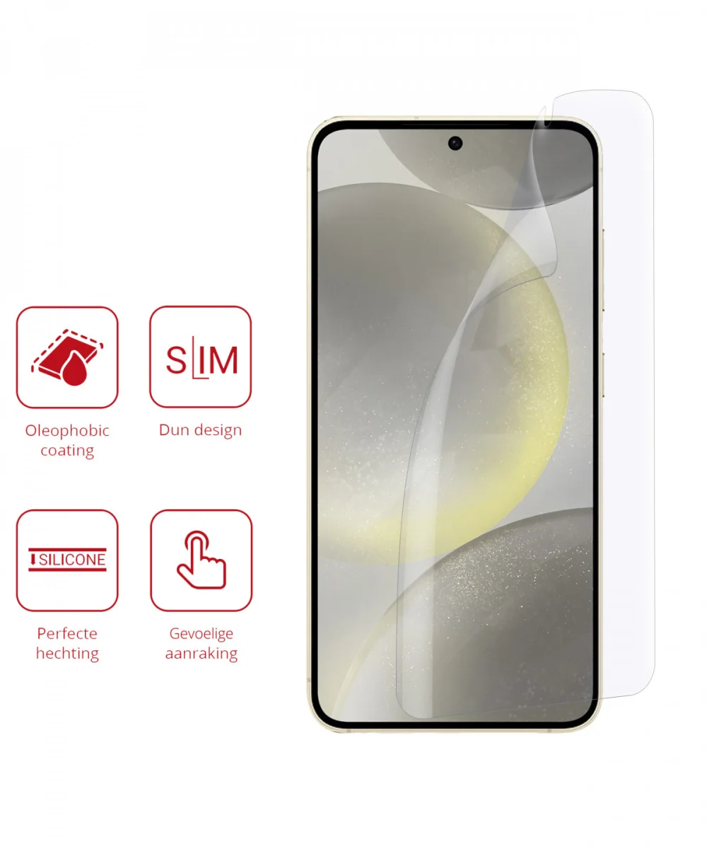 Rosso Samsung Galaxy S24 Plus Screen Protector Clear Duo Pack afbeelding 2