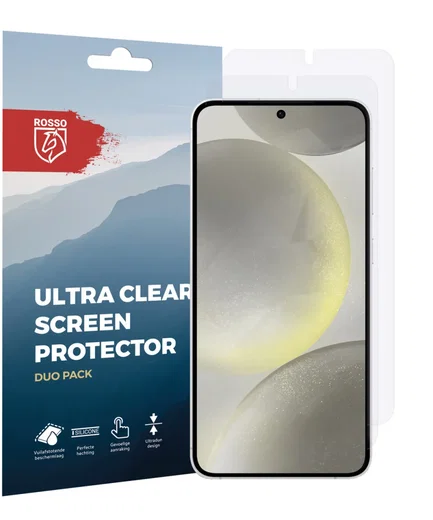 Rosso Samsung Galaxy S24 Plus Screen Protector Clear Duo Pack afbeelding 6
