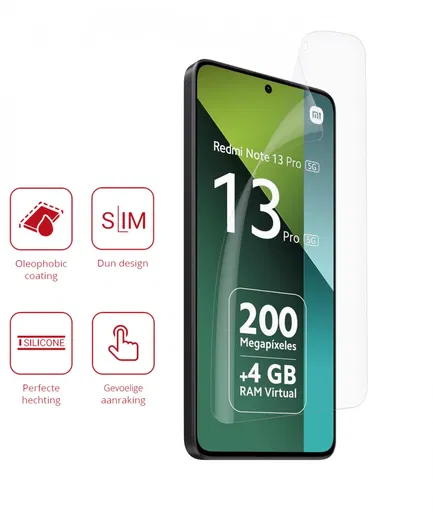 Rosso Xiaomi Redmi Note 13 Pro / Poco M6 Pro 4G Screen Protector Duo Pack afbeelding 2