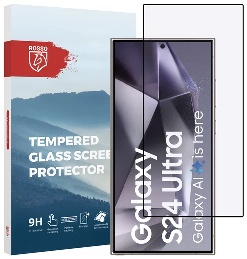 Rosso Samsung Galaxy S24 Ultra 9H Tempered Glass Fingerprint Friendly afbeelding 1