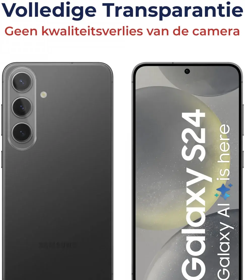Rosso Samsung Galaxy S24 Plus Camera Lens Protector Transparant afbeelding 4