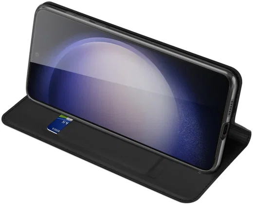 Dux Ducis Skin Pro Samsung Galaxy S24 Hoesje Portemonnee Zwart afbeelding 5