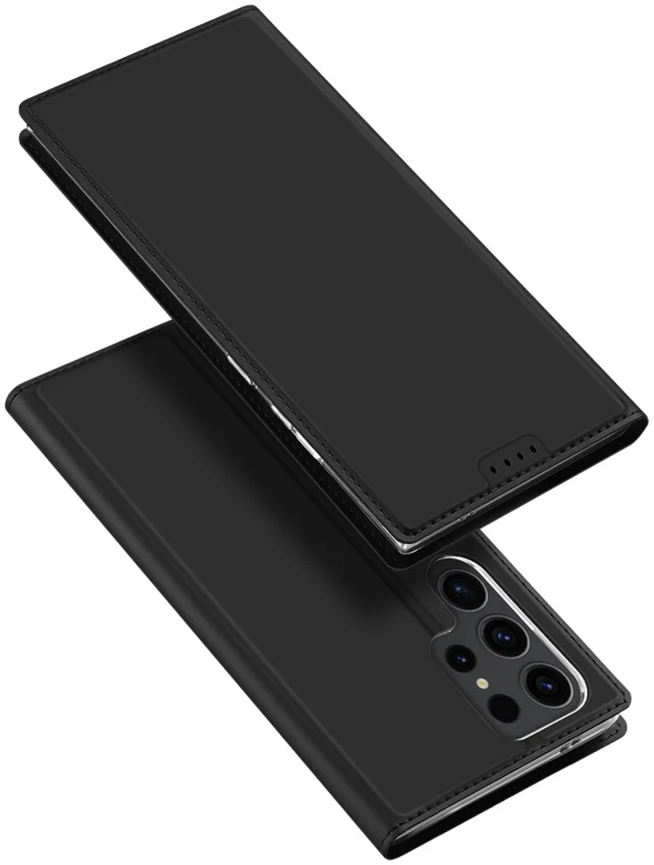 Dux Ducis Skin Pro Samsung Galaxy S24 Ultra Hoesje Portemonnee Zwart afbeelding 2