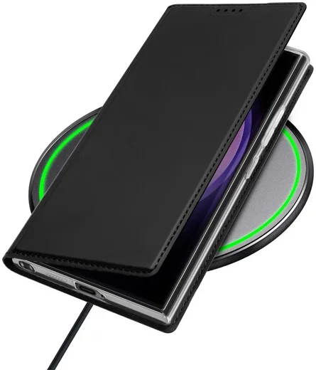 Dux Ducis Skin Pro Samsung Galaxy S24 Ultra Hoesje Portemonnee Zwart afbeelding 6
