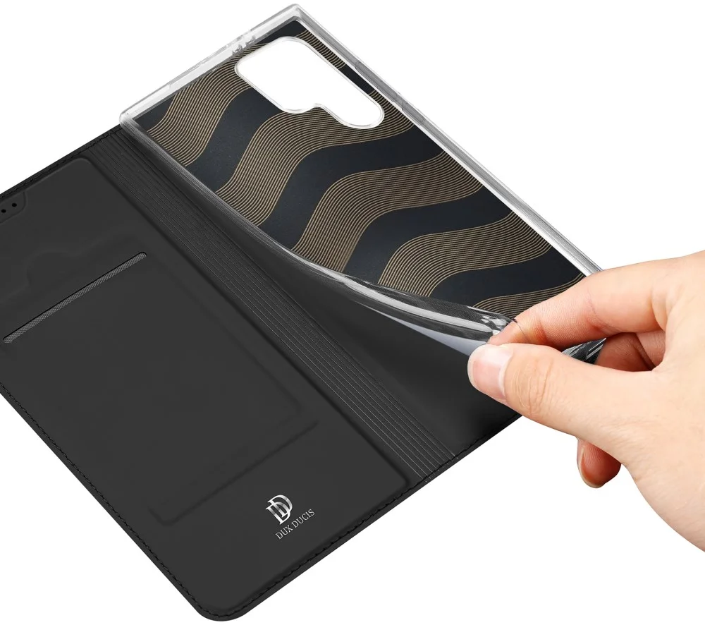 Dux Ducis Skin Pro Samsung Galaxy S24 Ultra Hoesje Portemonnee Zwart afbeelding 7