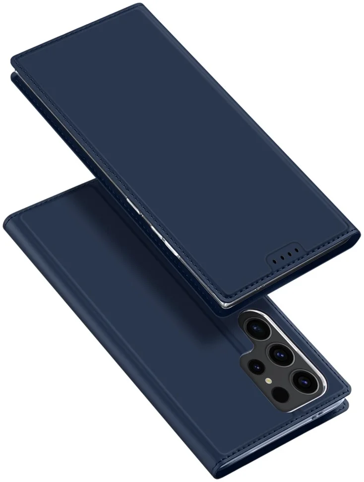 Dux Ducis Skin Pro Samsung Galaxy S24 Ultra Hoesje Portemonnee Blauw afbeelding 2
