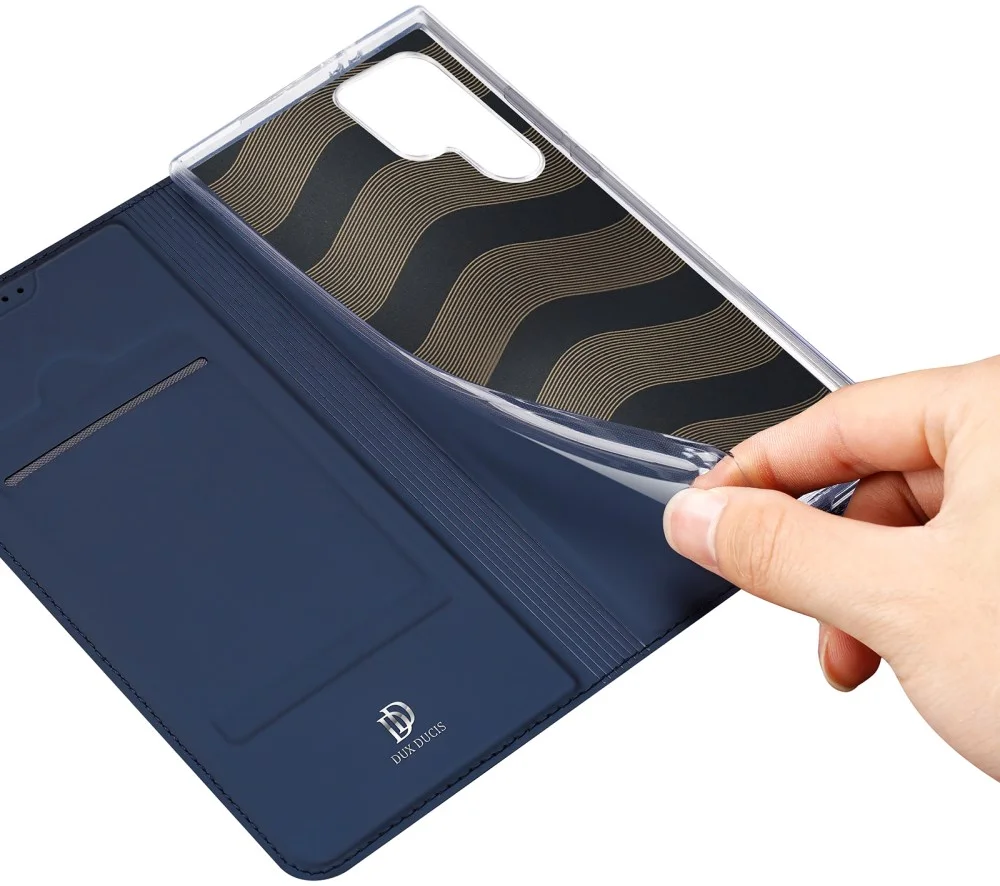Dux Ducis Skin Pro Samsung Galaxy S24 Ultra Hoesje Portemonnee Blauw afbeelding 8