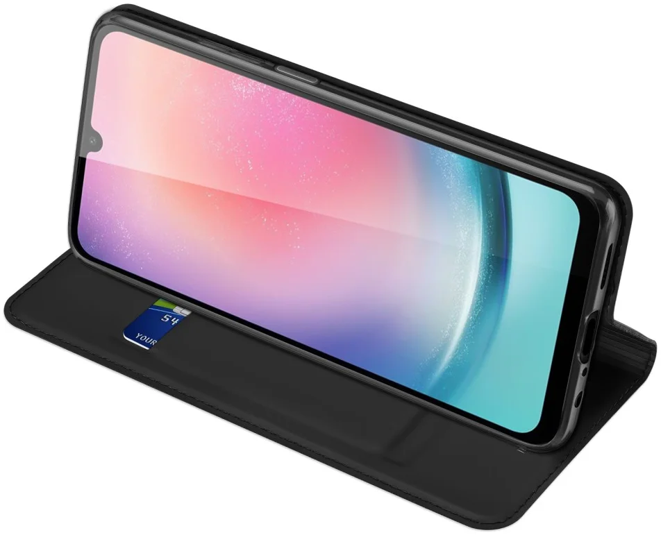 Dux Ducis Skin Pro Samsung Galaxy A25 Hoesje Portemonnee Zwart afbeelding 5