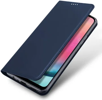 Dux Ducis Skin Pro Samsung Galaxy A25 Hoesje Portemonnee Blauw