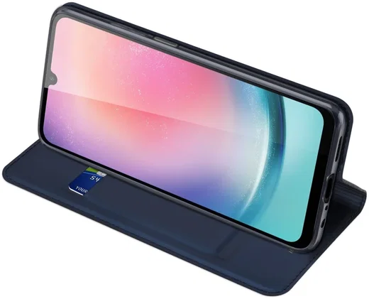 Dux Ducis Skin Pro Samsung Galaxy A25 Hoesje Portemonnee Blauw afbeelding 5