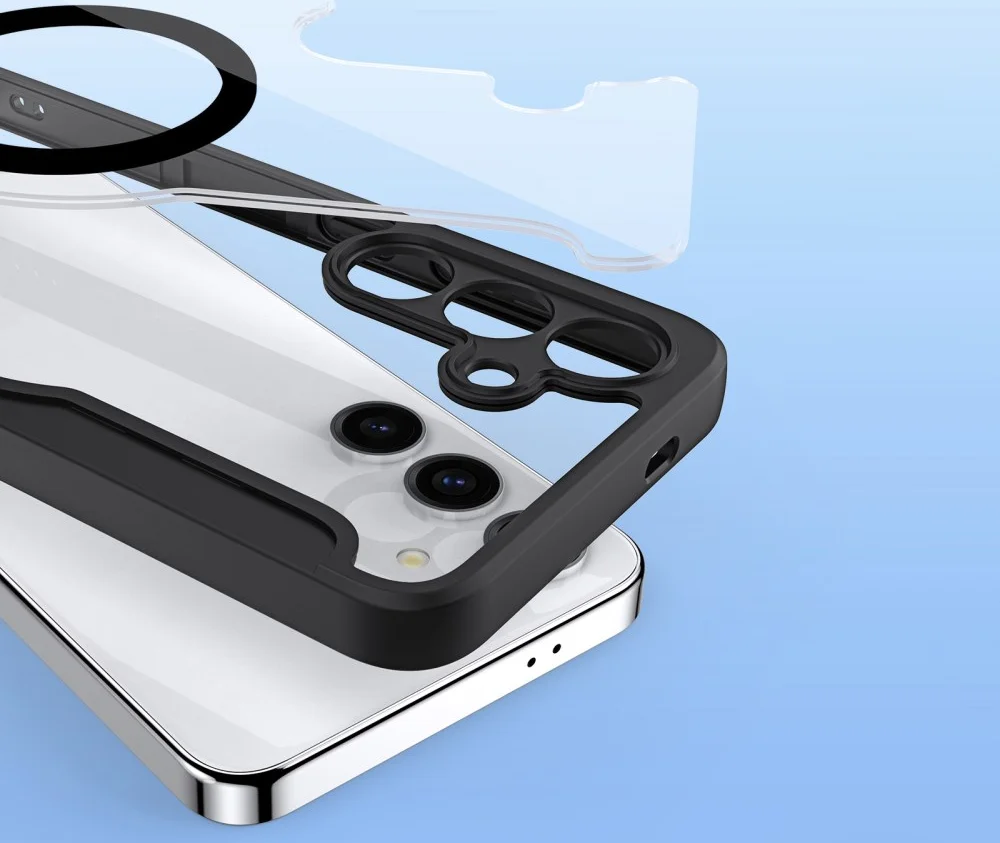 Dux Ducis Skin X Pro Samsung S24 Plus Hoesje MagSafe Book Case Zwart afbeelding 10