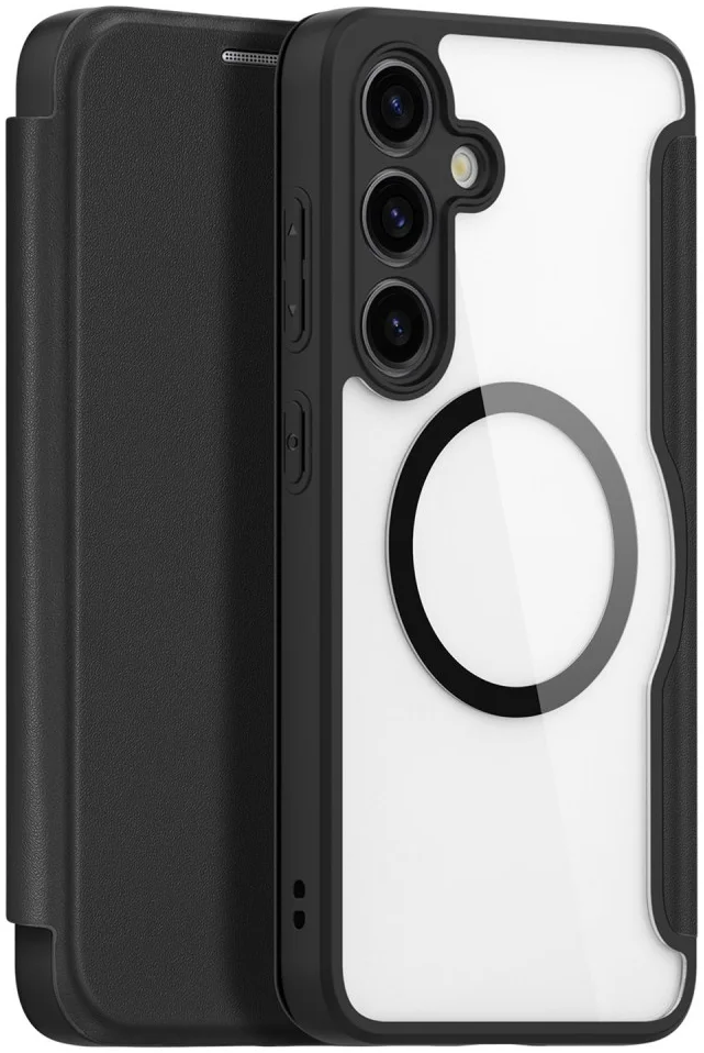 Dux Ducis Skin X Pro Samsung S24 Plus Hoesje MagSafe Book Case Zwart afbeelding 2