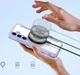 Dux Ducis Skin X Pro Samsung S24 Plus Hoesje MagSafe Book Case Paars afbeelding 3