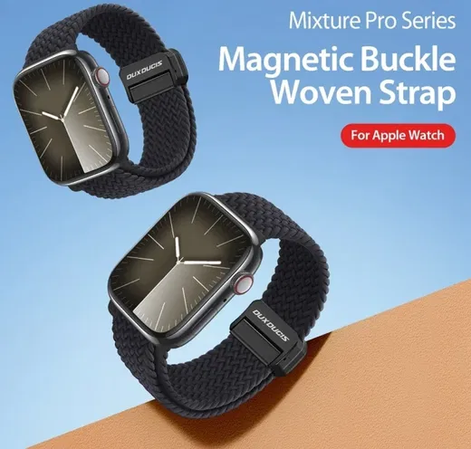 Dux Ducis Mixture Pro - Apple Watch Bandje - 42/44/45/46/49MM - Zwart afbeelding 2