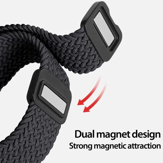 Dux Ducis Mixture Pro - Apple Watch Bandje - 42/44/45/46/49MM - Zwart afbeelding 3