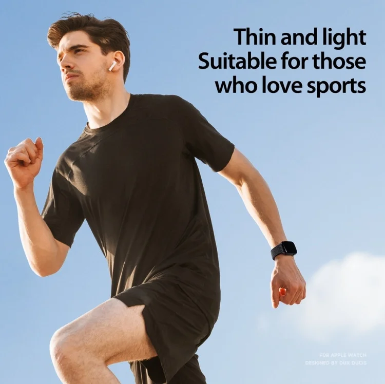 Dux Ducis Mixture Pro - Apple Watch Bandje - 42/44/45/46/49MM - Zwart afbeelding 4