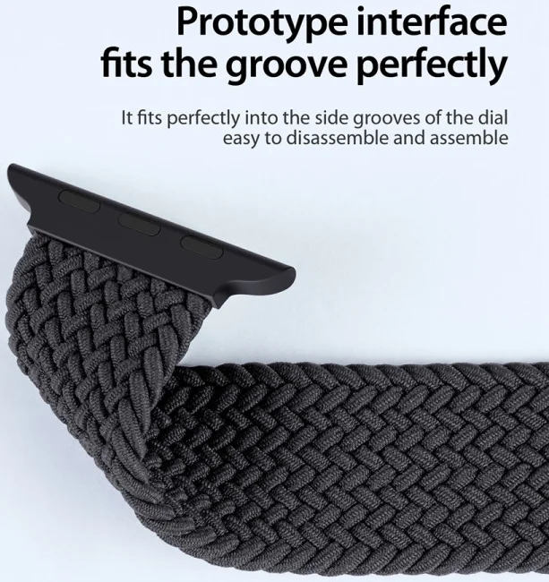 Dux Ducis Mixture Pro - Apple Watch Bandje - 42/44/45/46/49MM - Zwart afbeelding 8