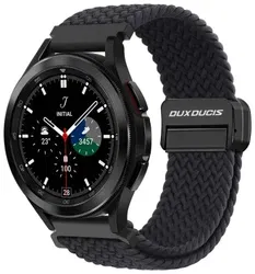 Dux Ducis Mixture Pro Strap - Universeel Smartwatch Bandje 20MM - Donkerblauw afbeelding