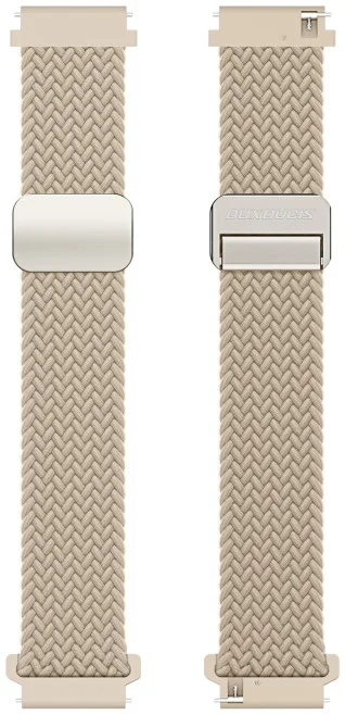 Dux Ducis Mixture Pro Strap - Universeel Smartwatch Bandje 20MM - Beige afbeelding 1