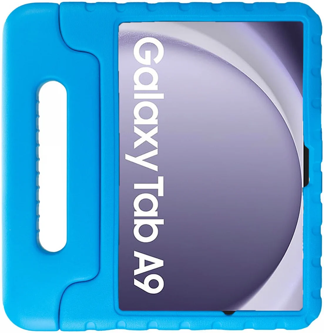 HappyCase Samsung Galaxy Tab A11 / Tab A9 Kinder Tablethoes met Handvat Blauw afbeelding 2