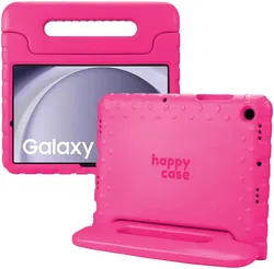 HappyCase Samsung Galaxy Tab A11 / Tab A9 Kinder Tablethoes met Handvat Roze afbeelding