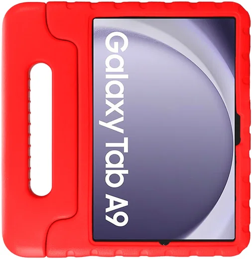 HappyCase Samsung Galaxy Tab A11 / Tab A9 Kinder Tablethoes met Handvat Rood afbeelding 2