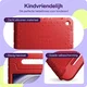 HappyCase Samsung Galaxy Tab A11 / Tab A9 Kinder Tablethoes met Handvat Rood afbeelding 5