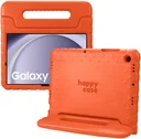 HappyCase Samsung Galaxy Tab A11 / Tab A9 Kinder Tablethoes met Handvat Oranje