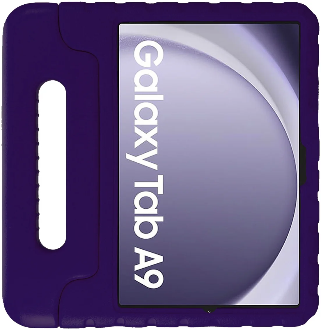 HappyCase Samsung Galaxy Tab A11 / Tab A9 Kinder Tablethoes met Handvat Paars afbeelding 2