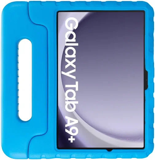 HappyCase Samsung Tab A11 Plus / Tab A9 Plus Kinder Tablethoes Handvat Blauw afbeelding 2