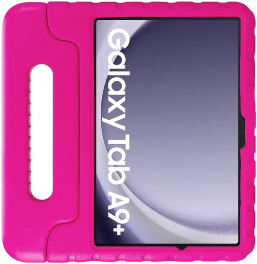 HappyCase Samsung Tab A11 Plus / Tab A9 Plus Kinder Tablethoes Handvat Roze afbeelding 2
