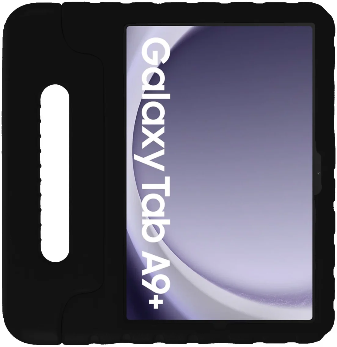 HappyCase Samsung Tab A11 Plus / Tab A9 Plus Kinder Tablethoes Handvat Zwart afbeelding 2