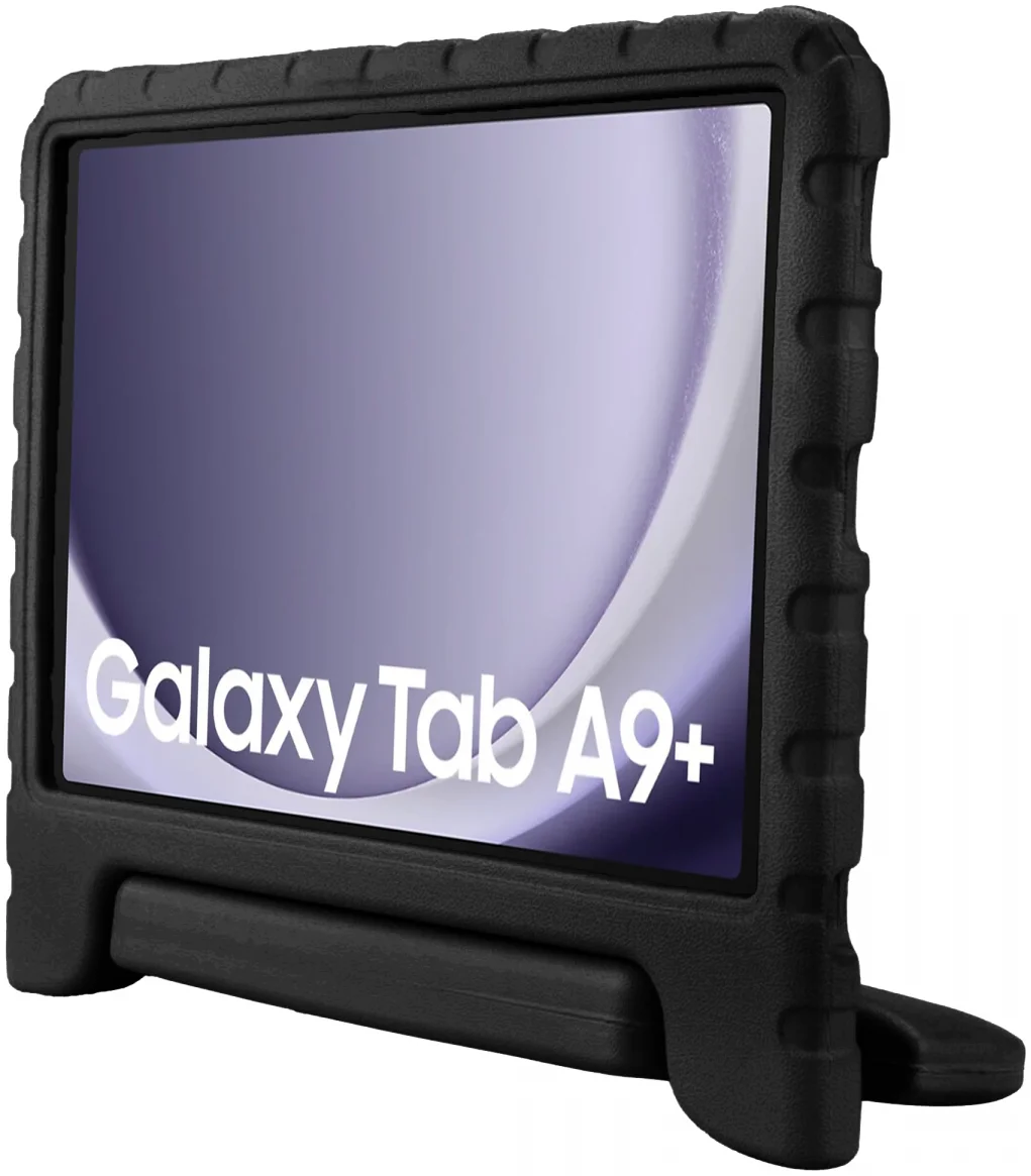 HappyCase Samsung Tab A11 Plus / Tab A9 Plus Kinder Tablethoes Handvat Zwart afbeelding 10