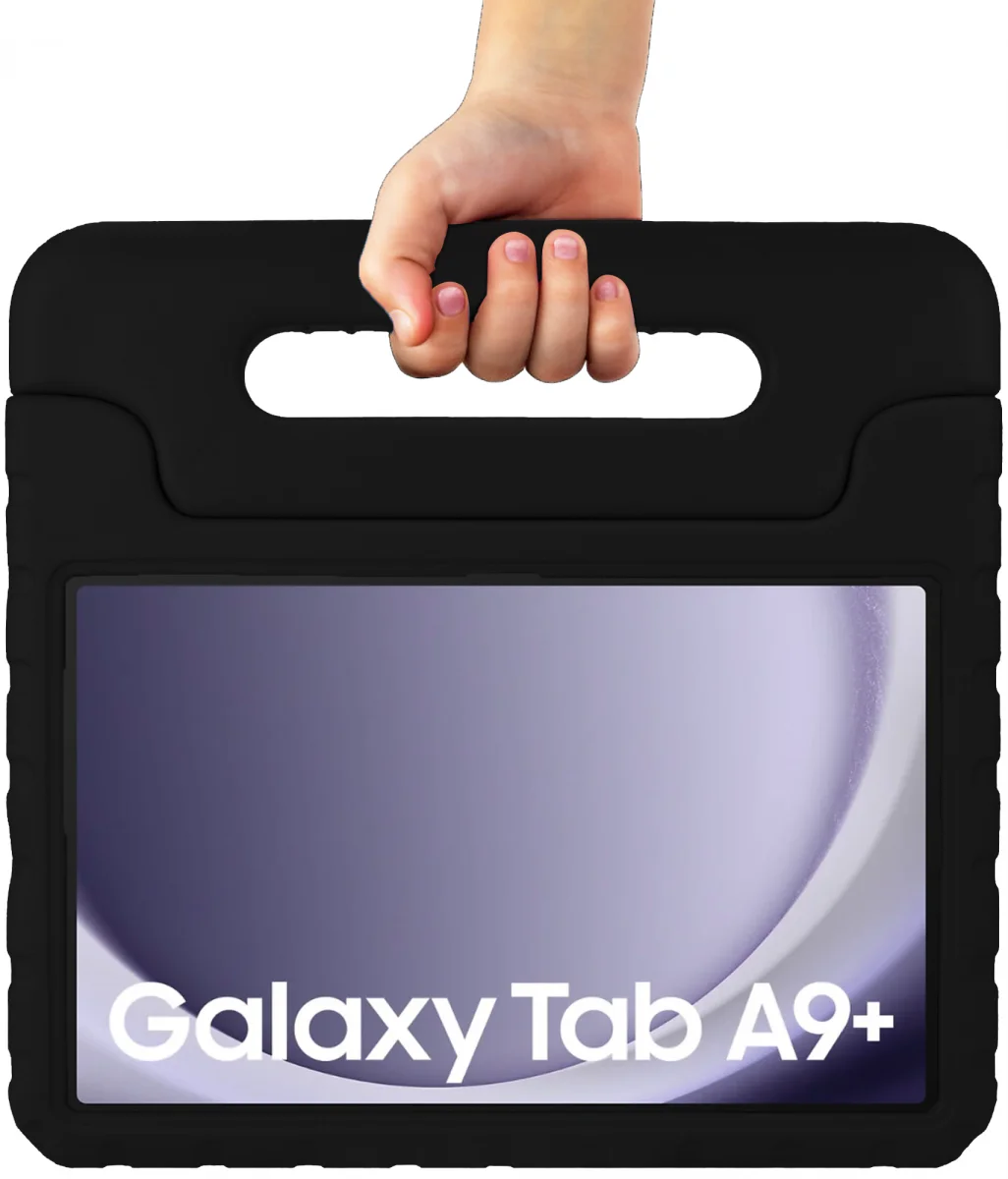 HappyCase Samsung Tab A11 Plus / Tab A9 Plus Kinder Tablethoes Handvat Zwart afbeelding 11