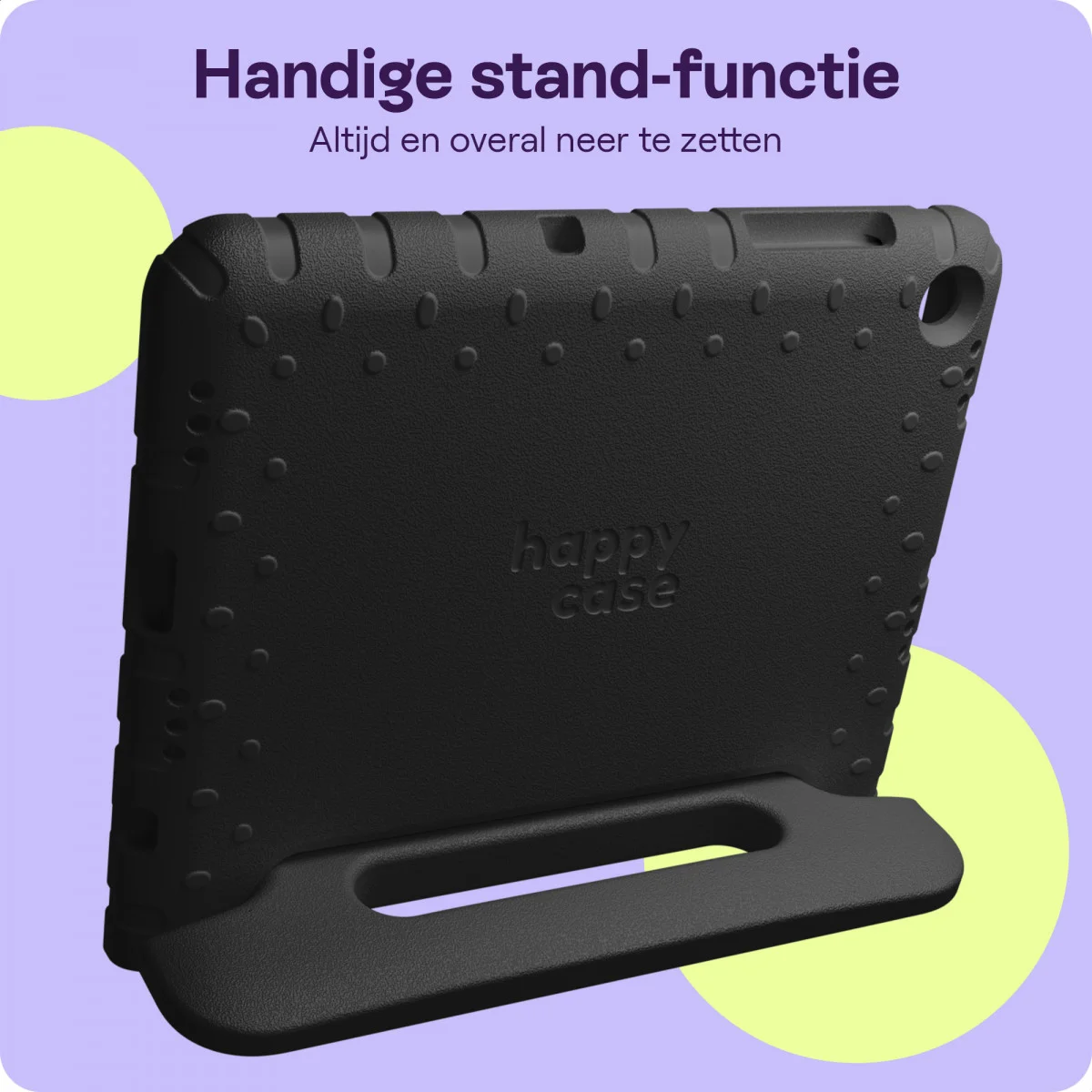 HappyCase Samsung Tab A11 Plus / Tab A9 Plus Kinder Tablethoes Handvat Zwart afbeelding 5
