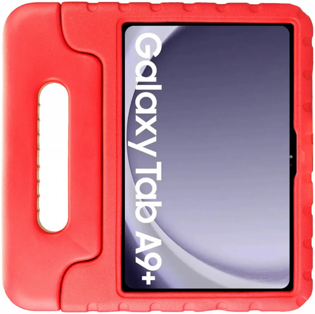 HappyCase Samsung Tab A11 Plus / Tab A9 Plus Kinder Tablethoes Handvat Rood afbeelding 2