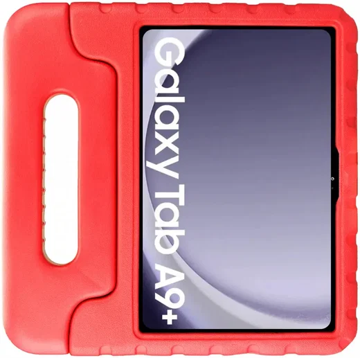 HappyCase Samsung Tab A11 Plus / Tab A9 Plus Kinder Tablethoes Handvat Rood afbeelding 2