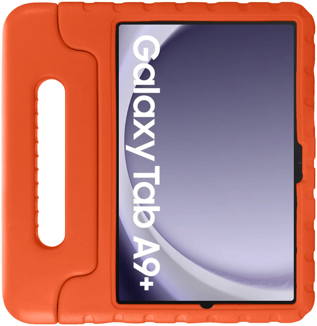 HappyCase Samsung Tab A11 Plus / Tab A9 Plus Kinder Tablethoes Handvat Oranje afbeelding 2