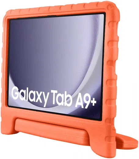 HappyCase Samsung Tab A11 Plus / Tab A9 Plus Kinder Tablethoes Handvat Oranje afbeelding 9