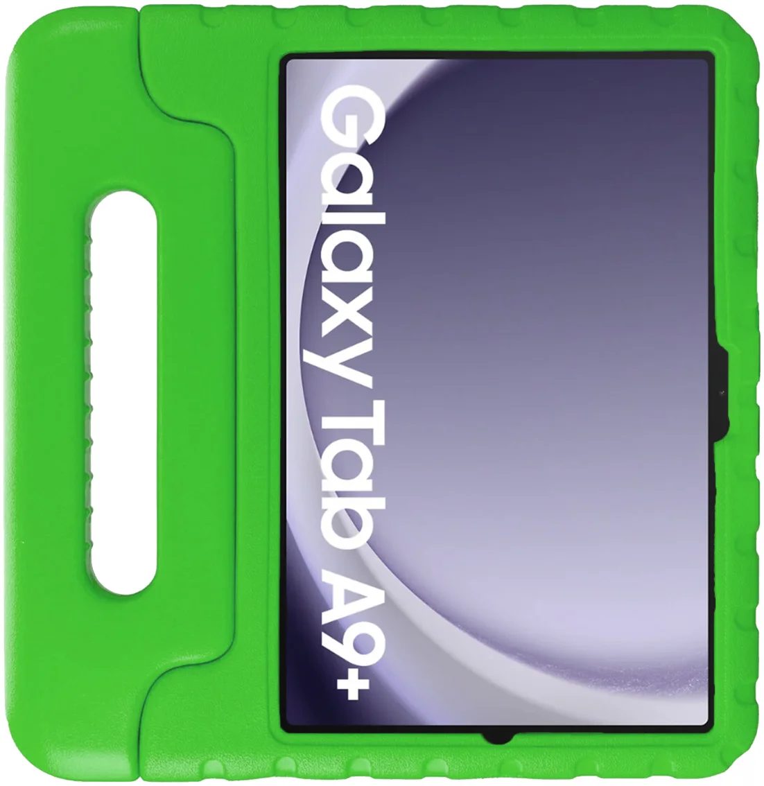 HappyCase Samsung Tab A11 Plus / Tab A9 Plus Kinder Tablethoes Handvat Groen afbeelding 2