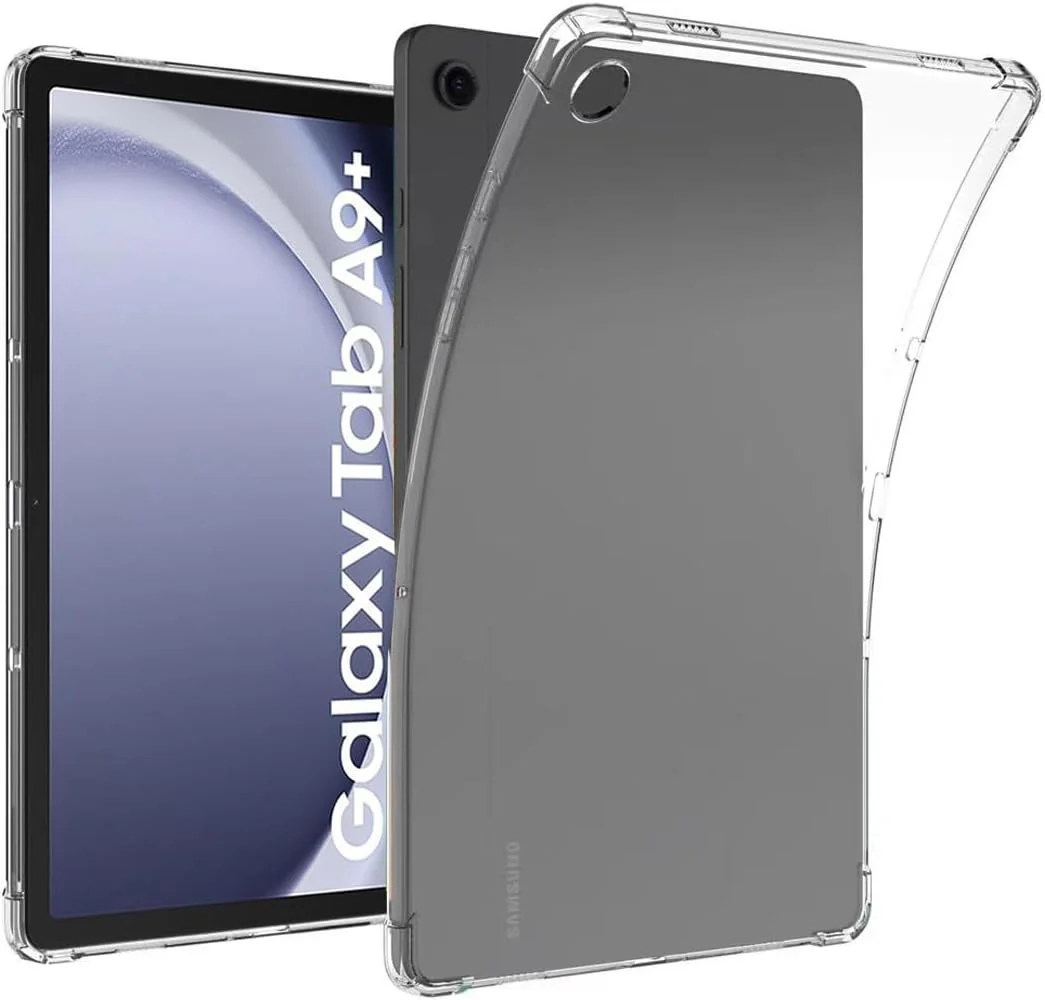 Samsung Galaxy Tab A9 Plus Hoes Schokbestendig TPU Transparant afbeelding 6